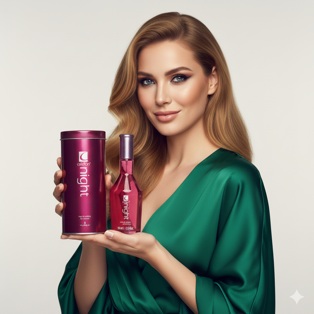 Caldion Night Kadın Parfümü EDT 100 ml-Kalıcı, Etkileyici, Gece Kullanımına Özel Ferah Çiçeksi Koku