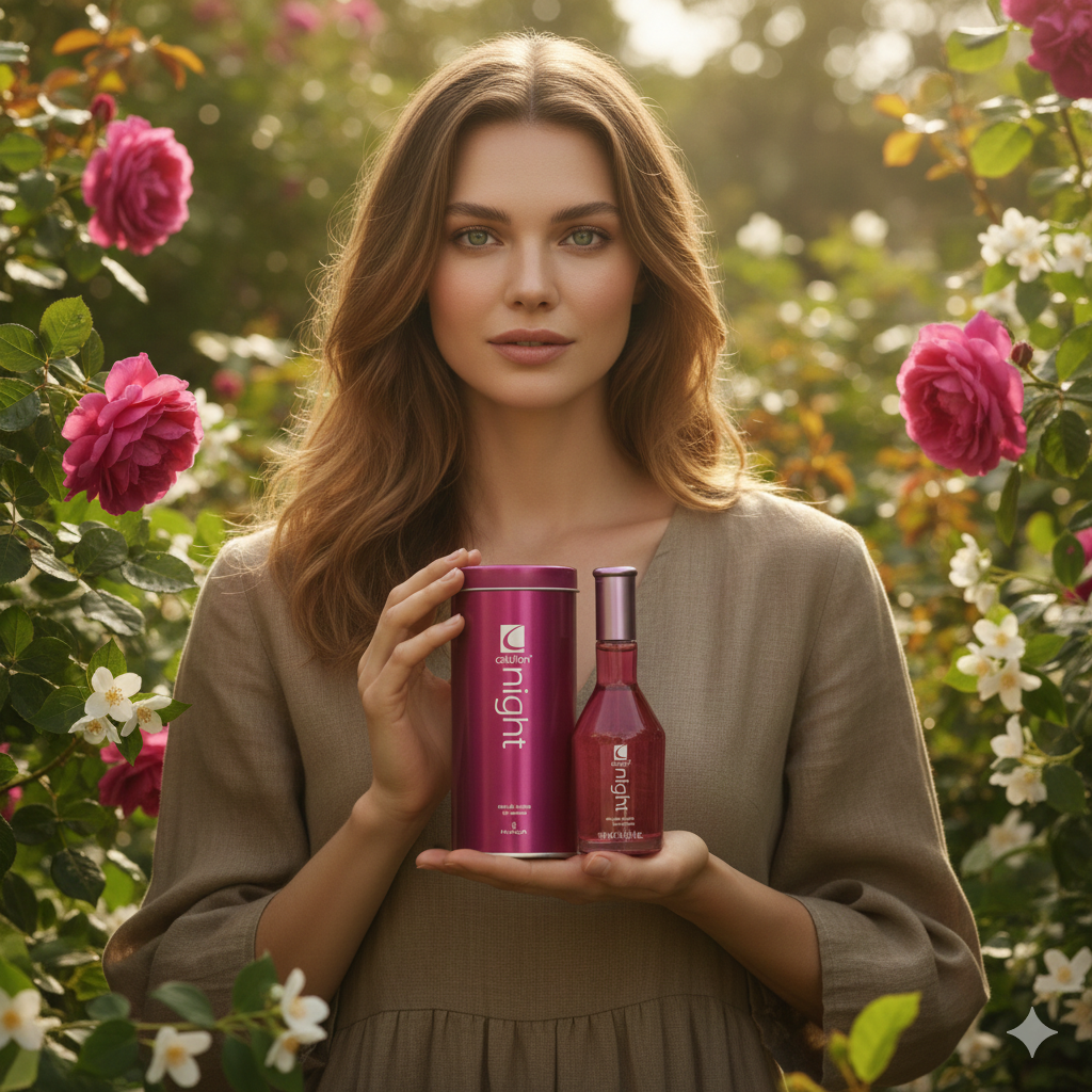 Caldion Night Kadın Parfümü EDT 100 ml-Kalıcı, Etkileyici, Gece Kullanımına Özel Ferah Çiçeksi Koku