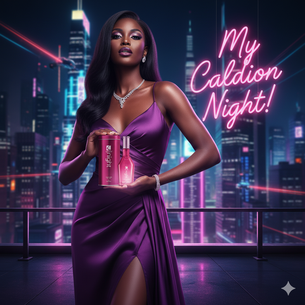 Caldion Night Kadın Parfümü EDT 100 ml-Kalıcı, Etkileyici, Gece Kullanımına Özel Ferah Çiçeksi Koku